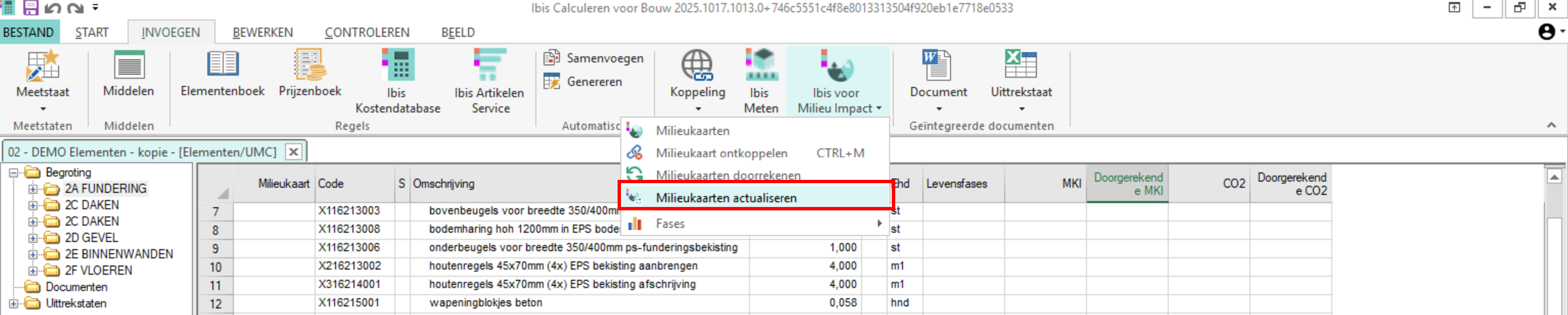 Milieukaarten actualiseren