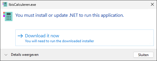 .NET 8 melding