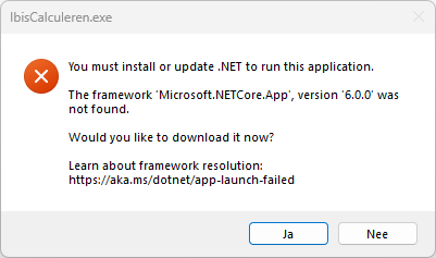 .NET 6 melding