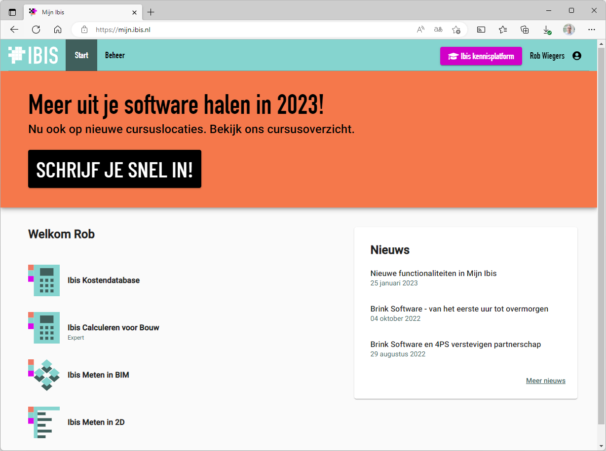 Gebruikers aanmaken op mijn.ibis.nl 2