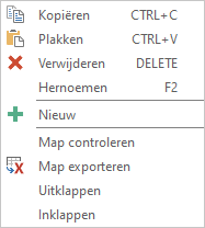 Beheervenster-Mappenlijst-Contextmenu-SQL