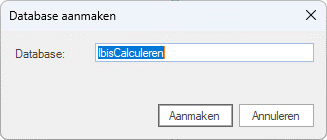 Aanmaken database 9