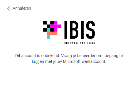 AVD inloggen MS werkaccount 4 - verkeerde inlogaccount