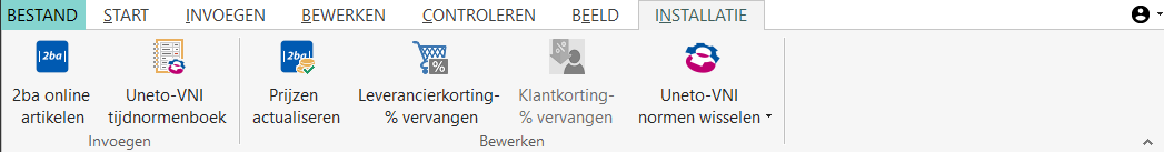 MenukeuzeInstallatie