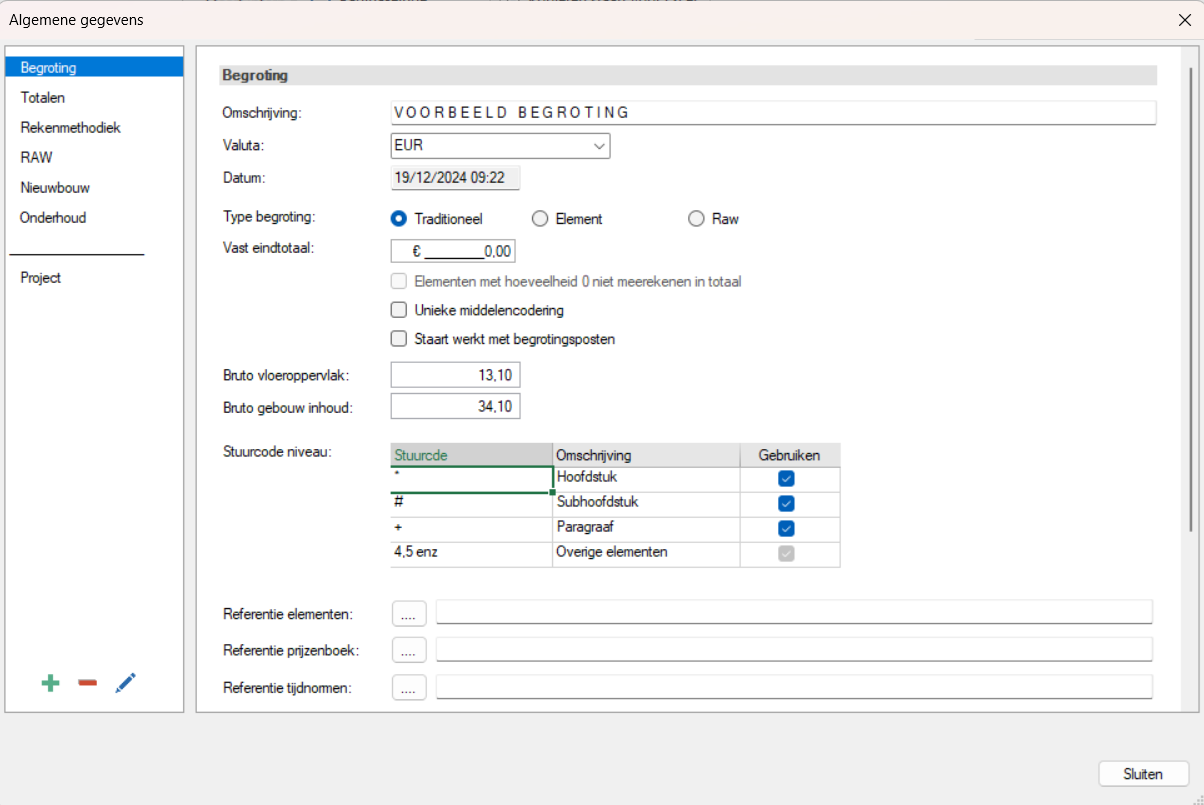 VoorbeeldAlgemeneGegevens